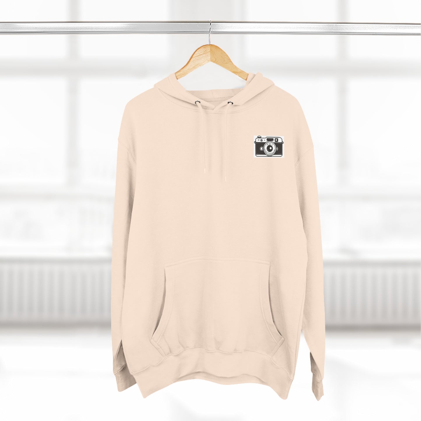 Three-Panel Fleece Hoodie