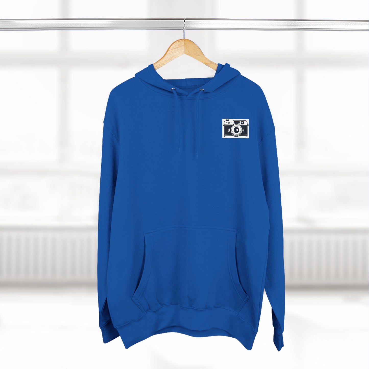 Three-Panel Fleece Hoodie