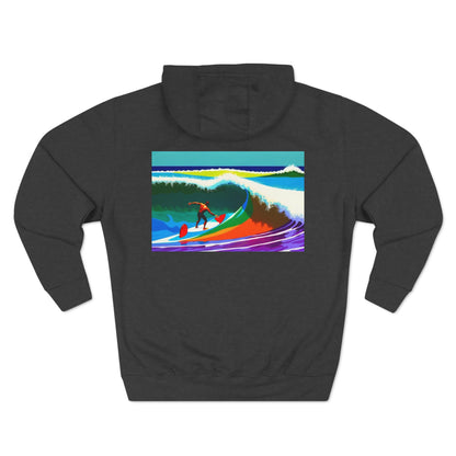 Three-Panel Fleece Hoodie