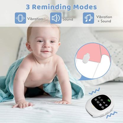 40M Wireless Bedwetting Alarm Adults Elder Potty Training Sensor Enuresis Bedwetting Alarm with Wristband for Kids Elder Care