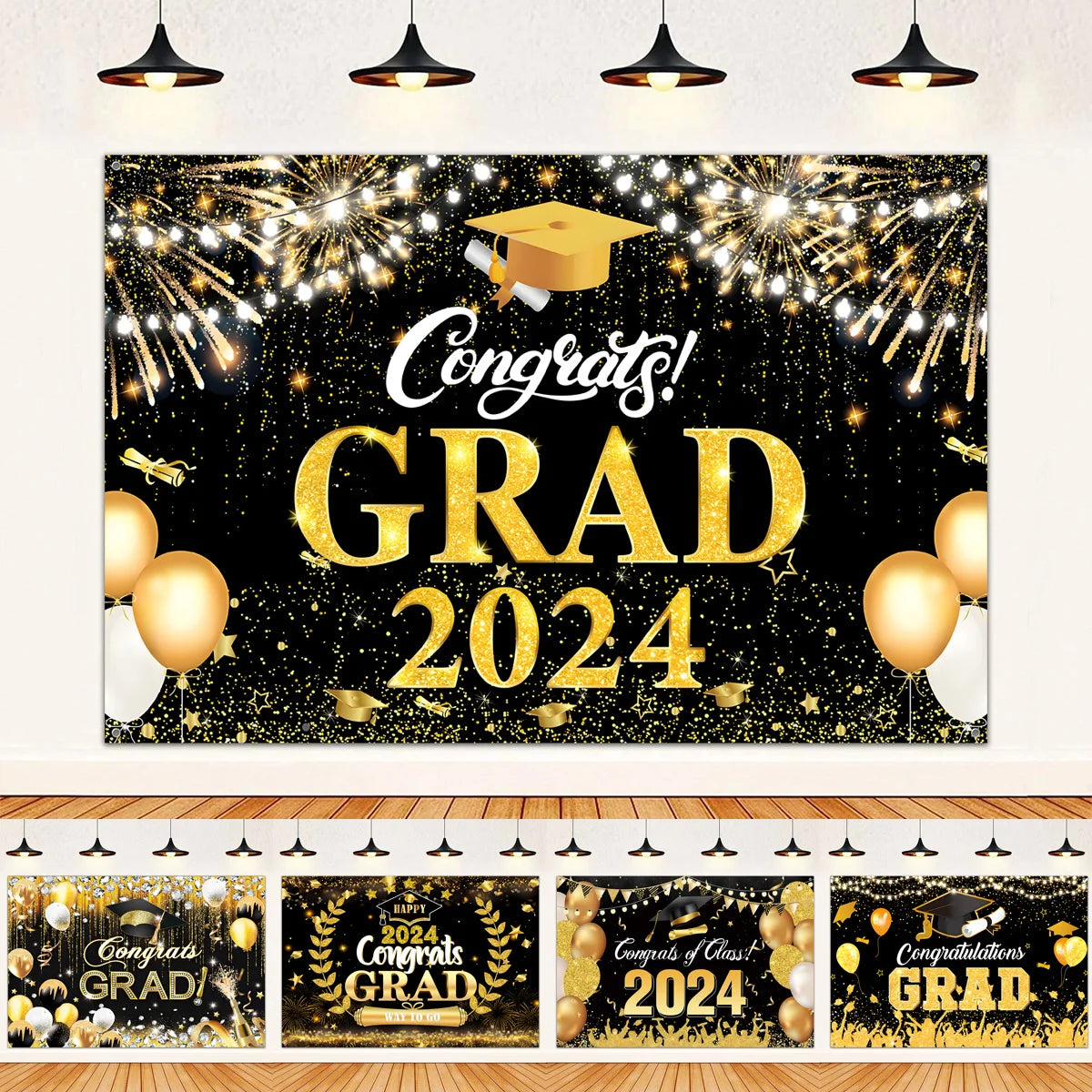 Graduation Background 2024 For Graduate Party Supplies Graduation Season Theme Party Decoration  DIY Craft Kid Gift Favors Gift