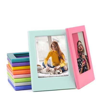 3 inch Magnetic Picture Frames Photo Magnets Photo Colorful Frame For Family Memories Fridge Magnet Children's Building Blocks